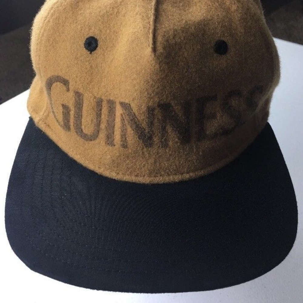 GUINNESS Hat Wool Polyester Adjustable Back